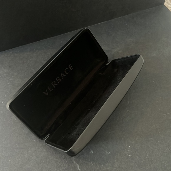 Versace Eyeglass Sunglass Case Black Case Only! - Picture 8 of 10